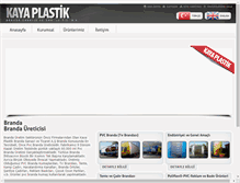 Tablet Screenshot of kayaplastik.com.tr